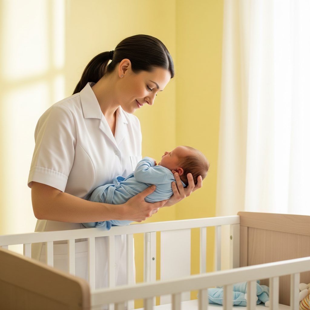 אחות עד הבית לתינוקות